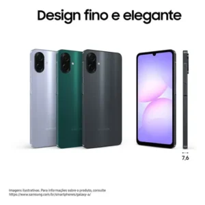 Celular Samsung Galaxy A07 256gb, 8gb, Câmera 50mp, Tela 6.7 , Proteção Ip54, Processador 6nm - Preto - Imagem 9