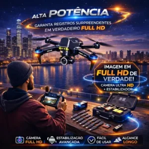 Drone Profissional Popsy H34 Pro 4K com Câmera Dual e GPS - Imagem 8