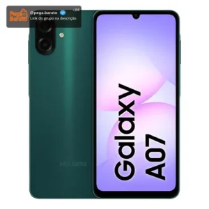 Celular Samsung Galaxy A07 128gb, 4gb, Câmera 50mp, Tela 6.7 , Proteção Ip54, Processador 6nm - Verde - Imagem 1