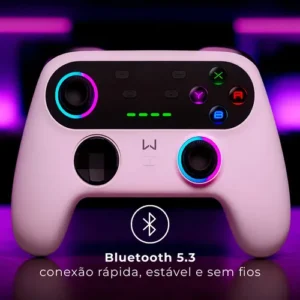Controle Ultra Pro Bluetooth Branco Warrior - Js0092 - Imagem 3