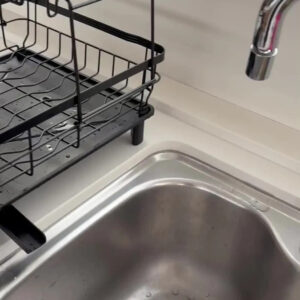Escorredor De Louça Limoa Inox, Suporte Para Pia Preto - Imagem 2