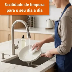 Frigideira De Indução Cerâmica Não Gruda Antiaderente Frita Sem Óleo Grande Fogão A Gás Indução Cooktop Elétrico Panela 24cm Creme Pítia - Imagem 8