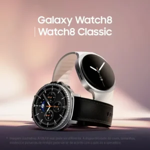 Smartwatch Samsung Galaxy Watch 8 40mm BT GPS, Branco com Pulseira Milanês Cinza-escuro - Imagem 12