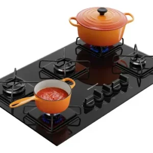 Cooktop Brastemp a Gás 5 Bocas com Grades de Ferro - BDS75AE - Imagem 4