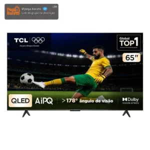 Smart TV TCL 65 Polegadas QLED 4K P7K WiFi Bluetooth Google TV HDR10+ Dolby Atmos Dolby Vision 65P7K - Imagem 1