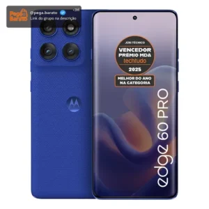 Smartphone Motorola Edge 60 Pro 5g - 256gb 24gb (12gb Ram+12gb Ram Boost) Tela Quad-curve Moto Ai 50mp Sony Camera Ultrarresistencia Militar Ip68 + Ip69 - Azul - Imagem 1