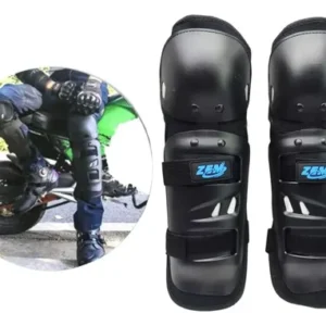 Kit de Proteção Moto 4 Peças Joelheira Cotoveleira Esportiva Preta Articulada - Imagem 6