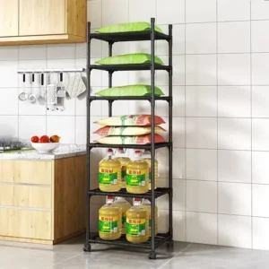 Prateleira De Cozinha De Aço, 5/6prateleira De Armazenamento - Imagem 7