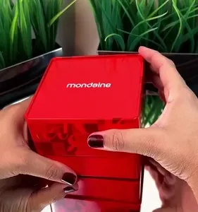 Kit Relógio Mondaine Pequeno Dourado E Colar De Cristal 32720lpmkde1k1 - Imagem 2