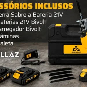Serra Sabre Abrir Boi Cortar Carne Ossos Portátil 2 Baterias - Imagem 6