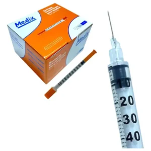 Seringa Insulina Medix 1ml Agulha Fina 8x0,3mm 30g 100 Unid - Imagem 8