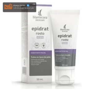 Hidratante Facial Epidrat Acqua 50ml Mantecorp Skincare Todo Tipo De Pele Dia/noite - Imagem 1