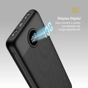 Carregador Portátil Power Bank Turbo i2GO 10000mah 20w Com Display Digital - Imagem 6