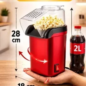 Pipoqueira Elétrica 110v Sem Óleo 1200w Ar Quente Saudável - Imagem 6