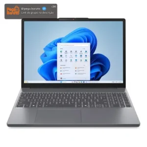 Notebook Lenovo IdeaPad Slim 3 15IRH10 Intel Core i5-13420H 8GB 512GB SSD Windows 11 15.3" - 83NS0002BR Luna Grey - Imagem 1