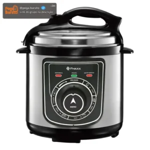 Panela De Pressão Elétrica Fmaxx Kitchen Chef 4 Litros 800w Preto - Imagem 1
