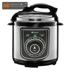 Panela De Pressão Elétrica Fmaxx Kitchen Chef 4 Litros 800w Preto - Imagem 1