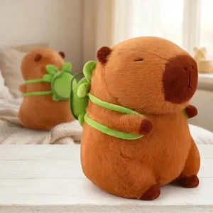 Capivara Filó Pelúcia Gigante Antialérgica Bichinho De Pelúcia Macio Brinquedo Infantil E Adulto Decoração Quarto Presente Criativo Confortável Seguro Alta Qualidade Brasiliana Tech - Imagem 7