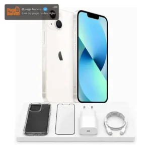 Iphone 13 128gb Excelente Inclui Acessórios Branco (Recondicionado) - Imagem 1