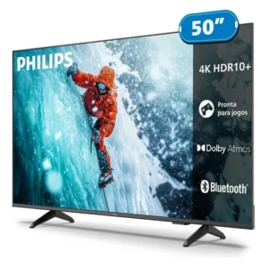 Smart Tv Philips 50 4k 50pug7300 Comando De Voz Bluetooth - Imagem 8