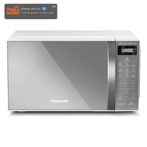 Micro-ondas De Mesa Panasonic, 21 Litros, Branco, Espelhada - Imagem 1