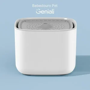 Fonte Bebedouro Gatos Cães Automático Filtra A Água Geniali Cor Branco - Imagem 3
