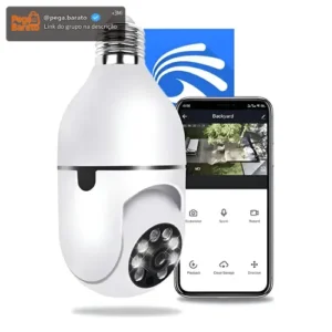 Câmera Lâmpada De Segurança Wifi Ip App Yoosee Visão Noturna - Imagem 1