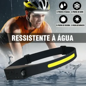 Kit 2 Lanternas de Cabeça LED Recarregáveis USB, com Sensor e Fita Ajustável - Imagem 7