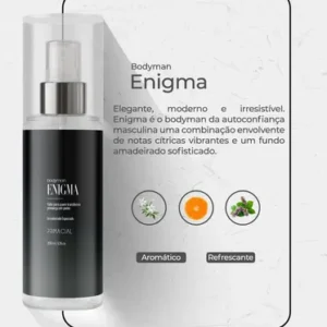 KIT BODY SPLASH MASCULINO INFALIVEL + ENIGMA + BANKER + ADVENTUS 200ML - PRIMACIAL PERFUME AMADEIRADO - Imagem 4