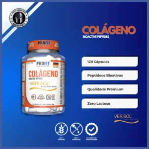 Colágeno Verisol 120 Cáps Com Ácido Hialurônico - Profit Sabor Sem sabor - Imagem 5