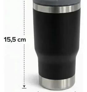 Copo Térmico Porta Garrafa Térmica Latinha 420ml Para Cerveja Refrigerante Long Neck Inox Isolamento Térmico Parede Dupla Para Praia Churrasco Camping Alta Durabilidade - Sayonara - Imagem 2