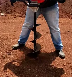 Perfurador Solo Trado Gasolina com 3 Brocas Extensão 1,20m Carbon Fak Laranja - Imagem 2