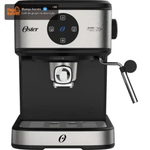 Cafeteira Espresso Double Digital Oster Cor Prateado/Preto - Imagem 1
