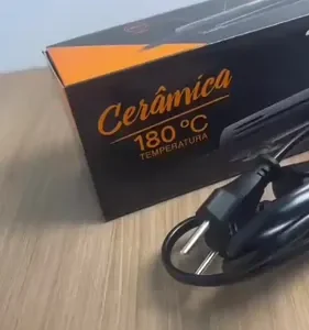 Chapinha Prancha Taiff Cerâmica Preta 110v/220v Bivolt Nf - Imagem 12