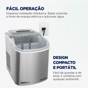 Máquina de Gelo Turbo Ice Premium, Mondial, 130W - MG-12-GI - Imagem 5