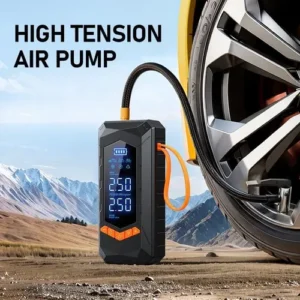 Compressor Calibrador Bomba Sem Fio Carro Moto 5v 25 Litros - Imagem 2
