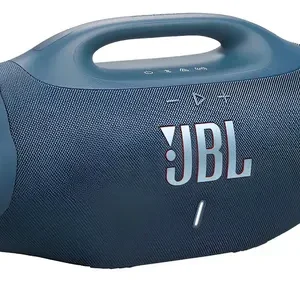 Caixa De Som Jbl Boombox 4 Bluetooth Som 210w Jbl Pro Ai Sound Boost Graves Personalizáveis Bateria De Até 34h Ip68 Áudio Lossless Azul - Imagem 9