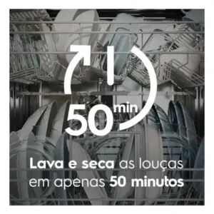 Lava-Louça Electrolux 8 Serviços Inox com Programa Lava & Seca 50 minutos LS08E Display Digital - Imagem 10