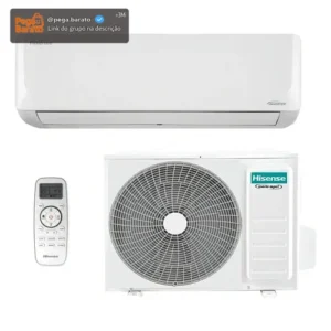 Ar Condicionado Hisense Hw 12000b F Inverter Monofásico 220 Cor Branco - Imagem 1