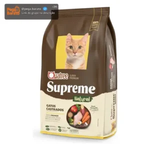 Ração Quatree Supreme Gatos Castrados Frango 10.1kg - Imagem 1