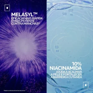 Sérum Antimanchas com Melasyl e Niacinamida para Todos os Tipos de Pele que Corrige Manchas Persistentes, Unifica o Tom e Ilumina, sem Perfume, Mela B3 La Roche‑Posay 15ml - Imagem 6