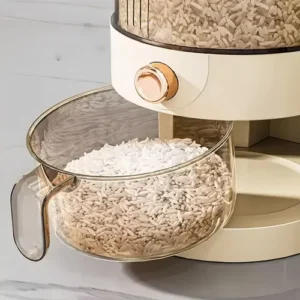 Pote Dispensador 5kg Arroz Feijão Grãos Com Medidor Vedação - Imagem 6