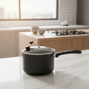 Panela de Pipoca Profissional RL 4L Antiaderente Tampa de Vidro Preto - Imagem 8