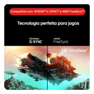 Monitor Gamer LG UltraGear 24” 24GS60F-B IPS Full HD 180Hz 1ms (GtG) NVIDIA® G-SYNC® AMD FreeSync™ HDR10 sRGB 99% HDMI DisplayPort - Imagem 7