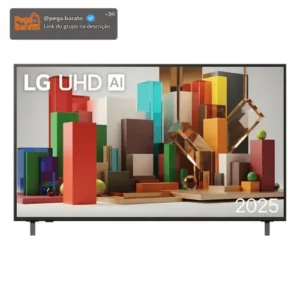 Smart TV Profissional 4K 50" LG UHD 50AU801 Processador α7 AI Ger8 Super Upscaling Google Cast Alexa Integrado Controle AI Smart Magic WebOS 25 - Imagem 1