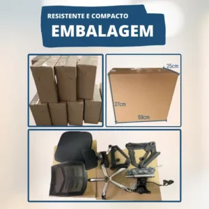 Cadeira De Escritório Até 150kg Executiva Presidente Office - Imagem 8