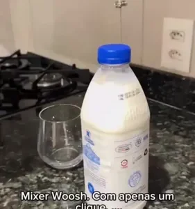 Mixer Elétrico Portátil 2 em 1 Recarregável Potente Misturador de Bebidas e Ovos 3 Velocidades Usb Batedor e Fue Fouet Marca Woosh - Imagem 2