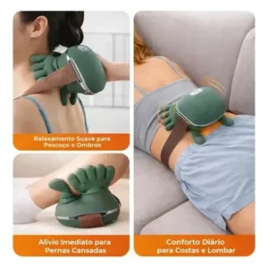 Massageador Pescoço Ombro Recarregável Maozinha Deep 3d - Imagem 3