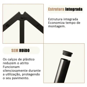 Estrado de Cama Casal Hot Wheels Preto Romantic Crown com Armazenamento - Imagem 9