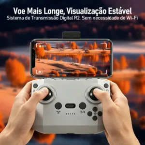Drone Neo Com Câmera 4k Full Hd Wifi Cor Cinza 2 Baterias - Imagem 5